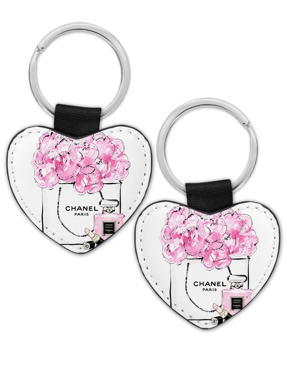 HANDMADE FASHION Heart Keychain